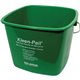 San Jamar Kleen-Pail - 1.50 gal - Color Coded, Graduated, Handle, Embossed - 7.4" x 8.3" - Green - 12 / Carton