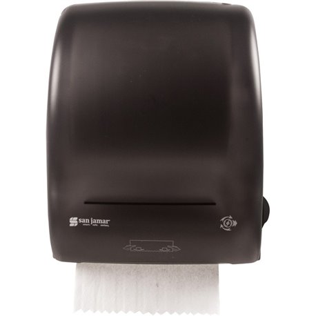 San Jamar Simplicity Essence Roll Towel Dispenser - Touchless Dispenser - 1 x Roll - 15.1" Height x 12.4" Width x 9.3" Depth - B