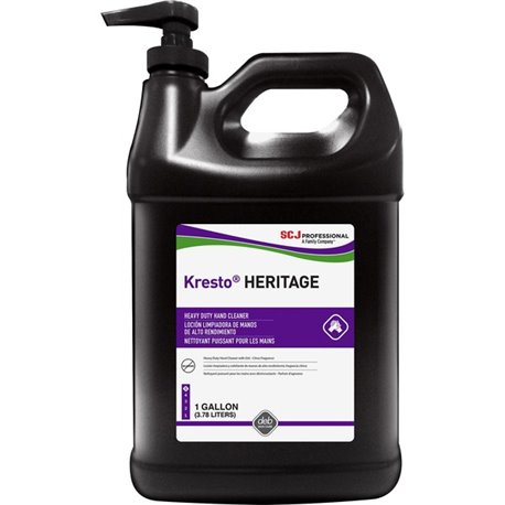 1 Gallon Bottle Refill Kresto Heritage Heavy Duty Hand Cleaner - Fresh Scent (4/Carton) - Fresh Citrus ScentFor - 1 gal (3.8 L) 