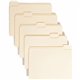 Smead 1/5 Tab Cut Letter Recycled Top Tab File Folder - 8 1/2" x 11" - 3/4" Expansion - Top Tab Location - Assorted Position Tab