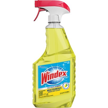 Windex MultiSurface Disinfectant Spray - Ready-To-Use - 23 fl oz (0.7 quart) - Fresh Citrus ScentBottle - 1 Each - Residue-free,