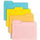 Smead SuperTab 1/3 Tab Cut Letter Recycled Top Tab File Folder - 8 1/2" x 11" - Top Tab Location - Assorted Position Tab Positio