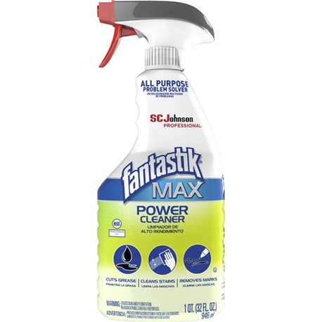 fantastik Max Power Cleaner - 32 fl oz (1 quart) - 1 Each - Clear