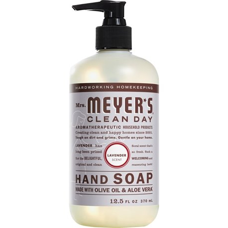 Mrs. Meyer's Hand Soap - Lavender ScentFor - 12.5 fl oz (369.7 mL) - Dirt Remover, Grime Remover - Hand - Moisturizing - Multico