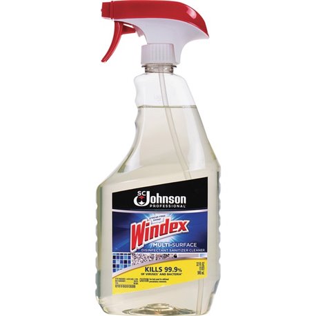 Windex Multisurface Disinfectant Spray - For Multi Surface - Ready-To-Use - 32 fl oz (1 quart)Bottle - 1 Each - Disinfectant, An