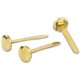 ACCO Brass Fasteners - 1.5" Length - 75 Sheet Capacity - Flexible, Heavy Duty, Corrosion-free, Self-piercing Point, Rust Proof -