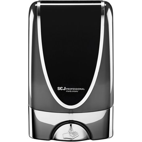 SC Johnson TouchFREE Ultra Dispenser - Automatic - 1.27 quart Capacity - Support 4 x D Battery - Touch-free, Wall Mountable - Bl