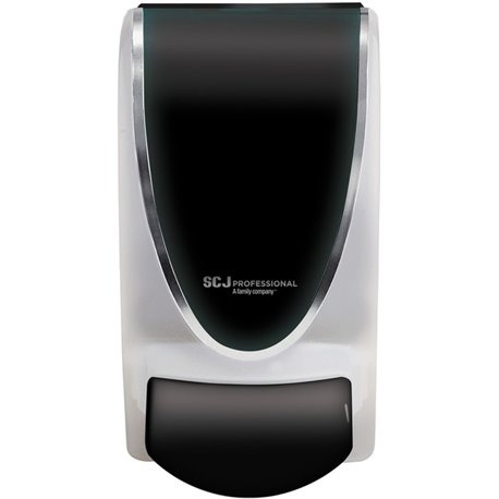 SC Johnson Manual Soap Dispenser - Manual - 1.06 quart Capacity - Durable, Antimicrobial, Anti-bacterial - Black - 1Each