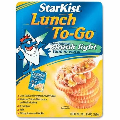 StarKist Lunch To-Go Tuna Kit - Low Calorie - 1 - 4.50 oz - 12 / Carton