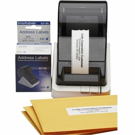 Seiko SmartLabel SLP-2RL White Address Labels - Designed perfectly for Address Labels for Invitations, Office Mailings, Christma