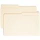 Smead 1/2 Tab Cut Legal Recycled Top Tab File Folder - 8 1/2" x 14" - 3/4" Expansion - Top Tab Location - Assorted Position Tab 