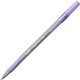 BIC Round Stic Grip Ballpoint Pen - Medium Pen Point - Purple - Frost Barrel - 1 Dozen