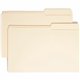 Smead 2/5 Tab Cut Legal Recycled Top Tab File Folder - 8 1/2" x 14" - 3/4" Expansion - Top Tab Location - Right Tab Position - M