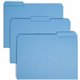 Smead 1/3 Tab Cut Letter Recycled Top Tab File Folder - 8 1/2" x 11" - 3/4" Expansion - Top Tab Location - Assorted Position Tab