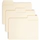 Smead SuperTab 1/3 Tab Cut Letter Recycled Top Tab File Folder - 8 1/2" x 11" - 3/4" Expansion - Top Tab Location - Assorted Pos