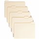 Smead 1/5 Tab Cut Letter Recycled Top Tab File Folder - 8 1/2" x 11" - 3/4" Expansion - Top Tab Location - Assorted Position Tab