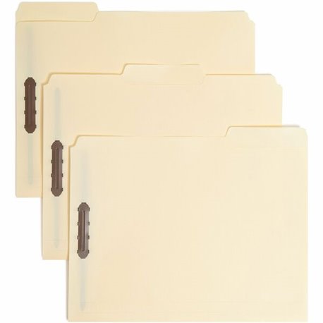 Smead Poly Fastener Folders - Letter - 8 1/2" x 11" Sheet Size - 3/4" Expansion - 2 x Prong K Style Fastener(s) - 2" Fastener Ca