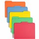 Smead Colored 1/3 Tab Cut Letter Recycled Top Tab File Folder - 8 1/2" x 11" - 3/4" Expansion - Top Tab Location - Assorted Posi