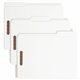 Smead 1/3 Tab Cut Letter Recycled Fastener Folder - 8 1/2" x 11" - 3/4" Expansion - 2 x Prong K Style Fastener(s) - 2" Fastener 