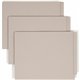 Smead Shelf-Master Straight Tab Cut Letter Recycled End Tab File Folder - 8 1/2" x 11" - 3/4" Expansion - Gray - 10% Recycled - 