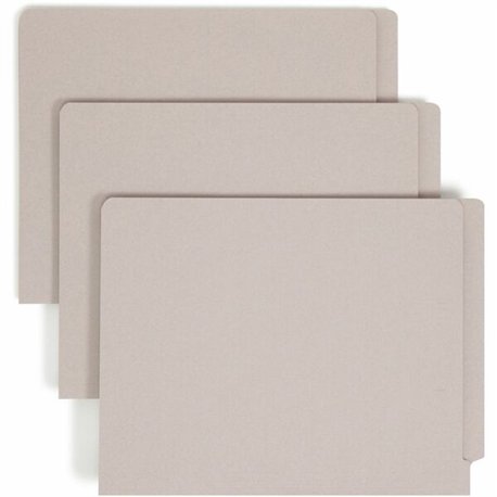 Smead Straight Tab Cut Letter Recycled Fastener Folder - 8 1/2" x 11" - 3/4" Expansion - 2 x 2B Fastener(s) - 2" Fastener Capaci