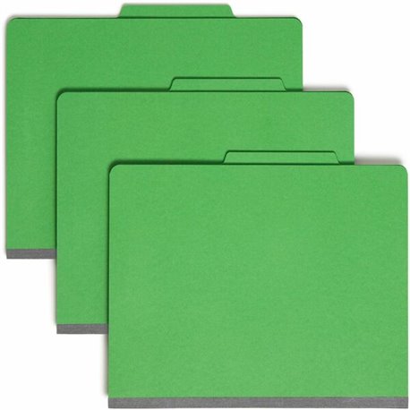 Smead Colored Classification Folders - Letter - 8 1/2" x 11" Sheet Size - 2" Expansion - Prong B Style Fastener - 2" Fastener Ca