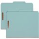 Smead 2/5 Tab Cut Letter Recycled Classification Folder - 8 1/2" x 11" - 2" Expansion - 4 x 2K Fastener(s) - 1" Fastener Capacit