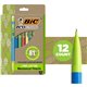 BIC Ecolutions Xtra Life Mechanical Pencil - 2 Lead - 0.7 mm Lead Diameter - Black Lead - Assorted Barrel - 12 / Pack