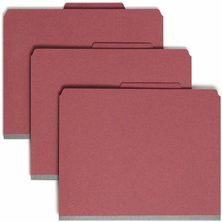 Smead Pocket Divider SafeShield Classification Folders - Letter - 8 1/2" x 11" Sheet Size - 2" Expansion - 2" Fastener Capacity 