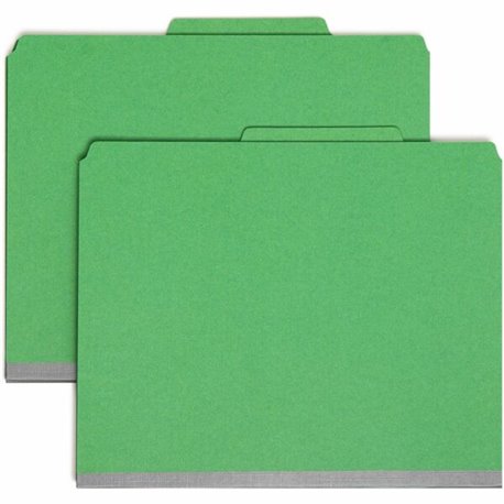 Smead Pocket Divider PressBoard Classification Folders - Letter - 8 1/2" x 11" Sheet Size - 2" Expansion - 2" Fastener Capacity 