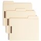 Smead SuperTab 1/3 Tab Cut Letter Recycled Fastener Folder - 8 1/2" x 11" - 2 x Prong K Style Fastener(s) - 2" Fastener Capacity