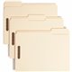 Smead 1/3 Tab Cut Letter Recycled Fastener Folder - 8 1/2" x 11" - 2 x 2K Fastener(s) - Top Tab Location - Assorted Position Tab