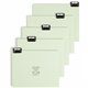 Smead Filing Guides with Alphabetic Indexing - Printed Assorted Tab(s) - Character - A-Z - 25 Tab(s)/Set - Letter - Gray Metal, 
