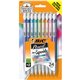 BIC Xtra Sparkle Mechanical Pencils - 2 Lead - 0.7 mm Lead Diameter - Refillable - Black Lead - Blue Plastic, Green, Orange, Pur