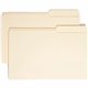 Smead 2/5 Tab Cut Legal Recycled Top Tab File Folder - 8 1/2" x 14" - 3/4" Expansion - Top Tab Location - Right Tab Position - M