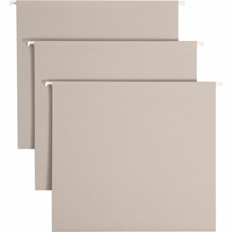 Smead TUFF 1/3 Tab Cut Letter Recycled Hanging Folder - 8 1/2" x 11" - 3" Expansion - Top Tab Location - Assorted Position Tab P