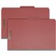 Smead 2/5 Tab Cut Legal Recycled Classification Folder - 8 1/2" x 14" - 2" Expansion - 6 x 2K Fastener(s) - 1" Fastener Capacity