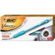 BIC Mechanical Pencils - 2 Lead - 0.9 mm Lead Diameter - Refillable - Turquoise Barrel - 1 Dozen