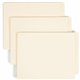 Smead Straight Tab Cut Letter Recycled End Tab File Folder - 1 1/2" Folder Capacity - 8 1/2" x 11" - 1 1/2" Expansion - Manila -