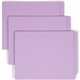 Smead Shelf-Master Straight Tab Cut Letter Recycled End Tab File Folder - 8 1/2" x 11" - 3/4" Expansion - Lavender - 10% Recycle