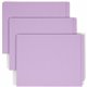 Smead Straight Tab Cut Letter Recycled Fastener Folder - 8 1/2" x 11" - 2 x 2B Fastener(s) - 2" Fastener Capacity - Lavender - 1