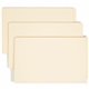 Smead Shelf-Master Straight Tab Cut Legal Recycled End Tab File Folder - 8 1/2" x 14" - 3/4" Expansion - Manila - 10% Recycled -