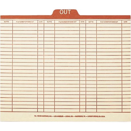 Smead 1/5 Tab Cut Letter Recycled Top Tab File Folder - 8 1/2" x 11" - Center Tab Position - Manila - Manila - 10% Recycled - 10