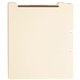 Smead Self-Adhesive Folder Dividers with Twin-Prong Fastener - For Letter 8 1/2" x 11" Sheet - Manila - Manila - 100 / Box