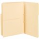 Smead Self-Adhesive Folder Dividers with Pockets - For Letter 8 1/2" x 11" Sheet - Manila - Manila - 25 / Pack