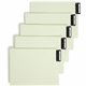 Smead 100% Recycled Filing Guides with Vertical Extra-Wide Blank Tab - Printed Tab(s) - Character - A-Z - 25 Tab(s)/Set0.50" Tab