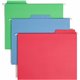 Smead FasTab 1/3 Tab Cut Letter Recycled Hanging Folder - 8 1/2" x 11" - Top Tab Location - Assorted Position Tab Position - Blu