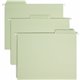 Smead FasTab 1/3 Tab Cut Letter Recycled Hanging Folder - 8 1/2" x 11" - Top Tab Location - Assorted Position Tab Position - Mos