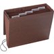 Smead 1/5 Tab Cut Letter Recycled Expanding File - 8 1/2" x 11" - 1200 Sheet Capacity - 5 1/4" Expansion - 6 Pocket(s) - Top Tab