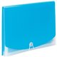 Smead Letter Expanding File - 8 1/2" x 11" - 7 Pocket(s) - 6 Divider(s) - Multi-colored, Teal, Clear - 1 Each